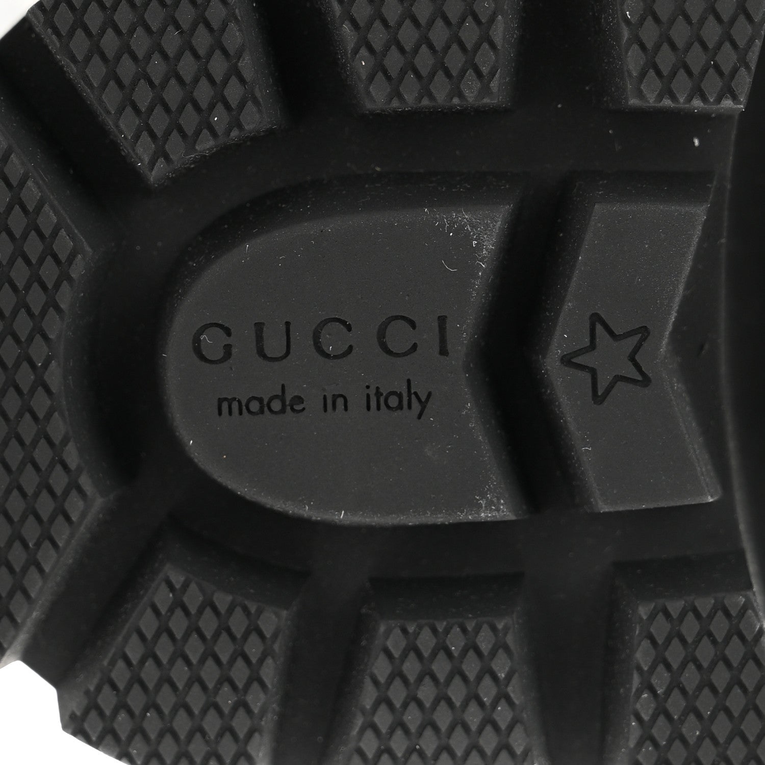 Gucci Calfskin Sylvie Web Womens Lace Up Combat Boots 36 Black 7 of 11