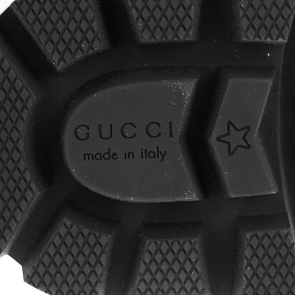 Gucci Calfskin Sylvie Web Womens Lace Up Combat Boots 36 Black 7 of 11