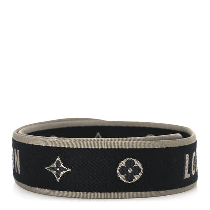 Louis Vuitton Jacquard Diane Shoulder Strap Black Ivory 2 of 4