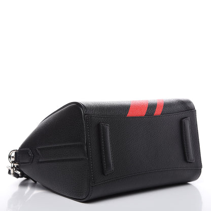 Givenchy Sugar Goatskin Striped Mini Antigona Black 4 of 9