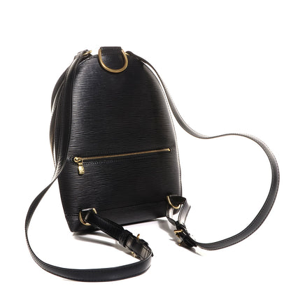 Louis Vuitton Epi Mabillon Backpack Black 3 of 7