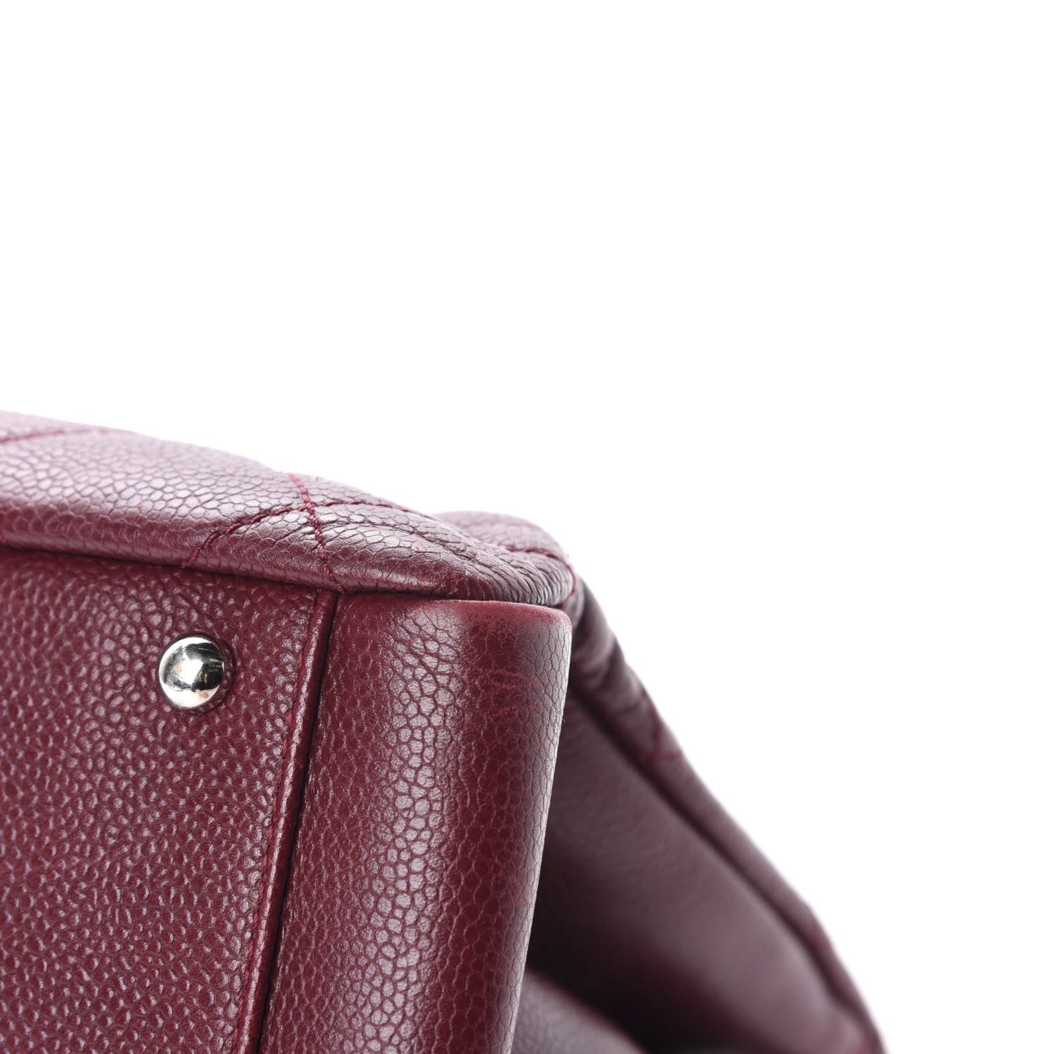 Chanel Caviar Quilted Timeless CC Tote Dark Red 14 of 17