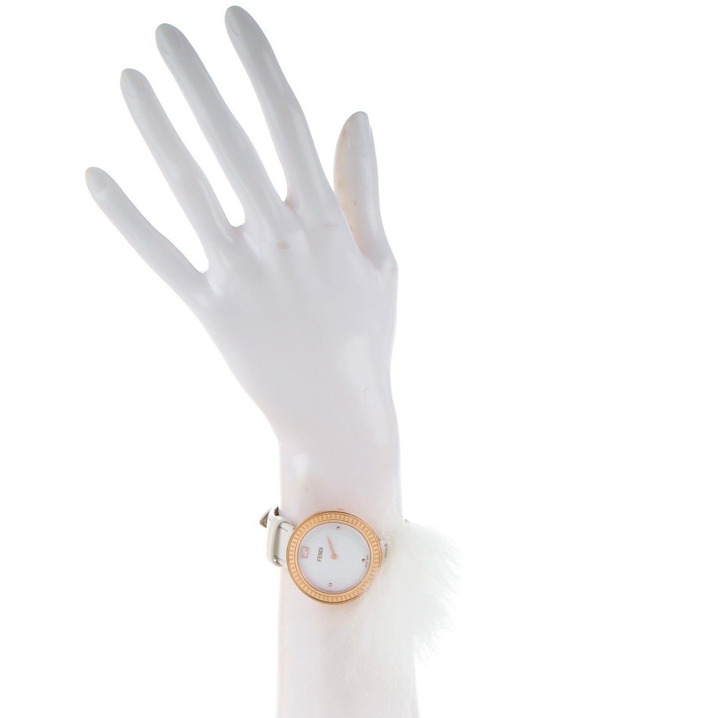 Stainless Steel Calfskin 36mm My Way Quartz Watch White