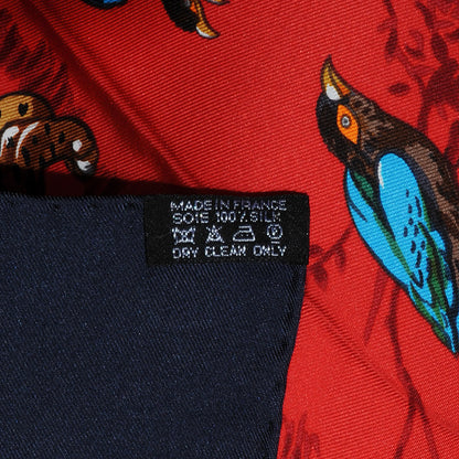 Hermes Silk Tendresse Feline Scarf 90 10 of 10