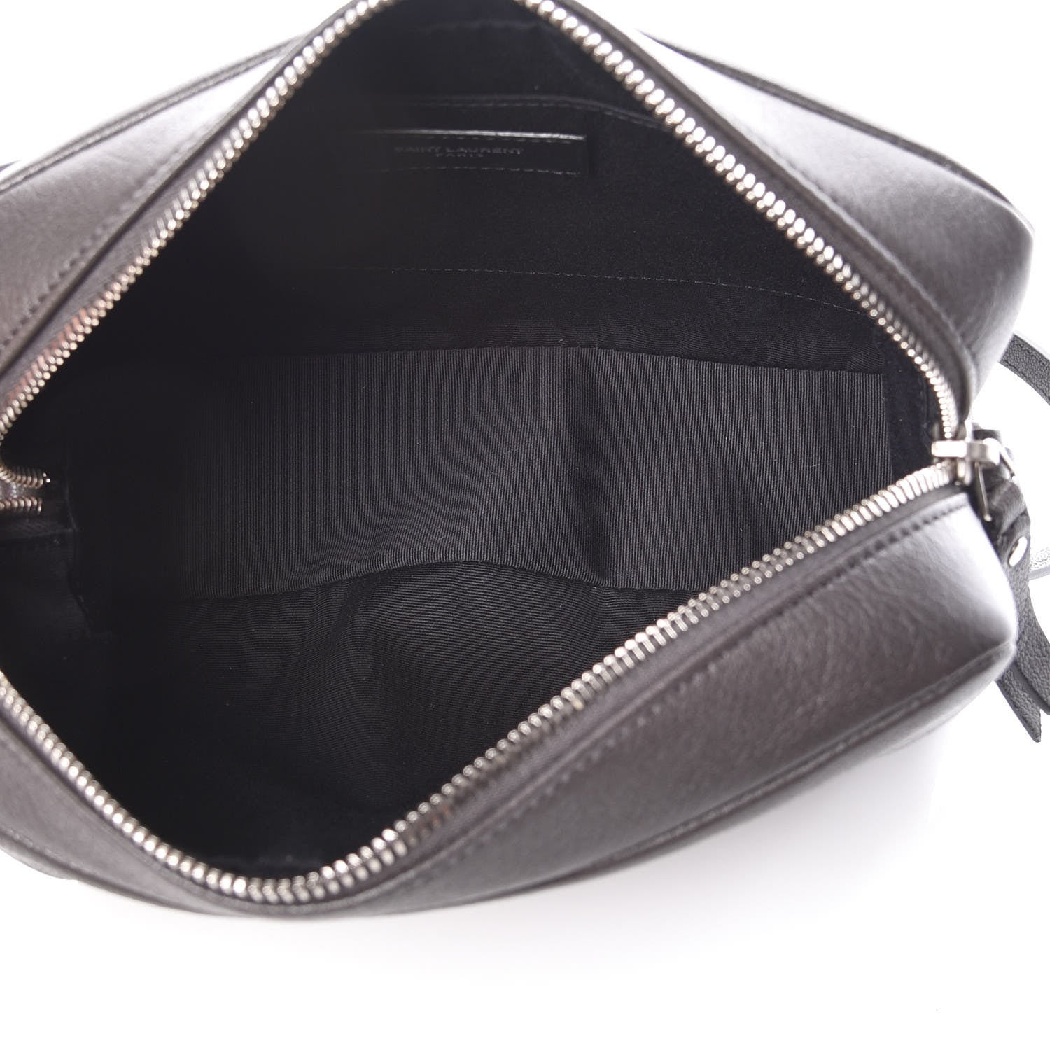 Saint Laurent Lambskin Monogram Small Lou Camera Bag Asphalt 7 of 9