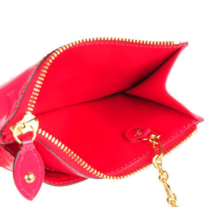 Louis Vuitton Vernis Key Pouch Hot Pink 5 of 7
