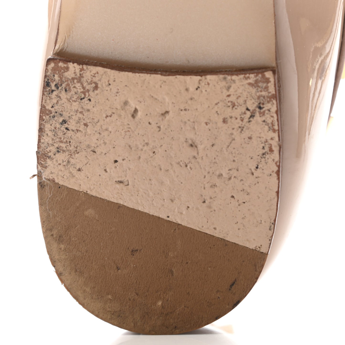 Patent Rockstud Cage Ballerina Flats 35 Poudre