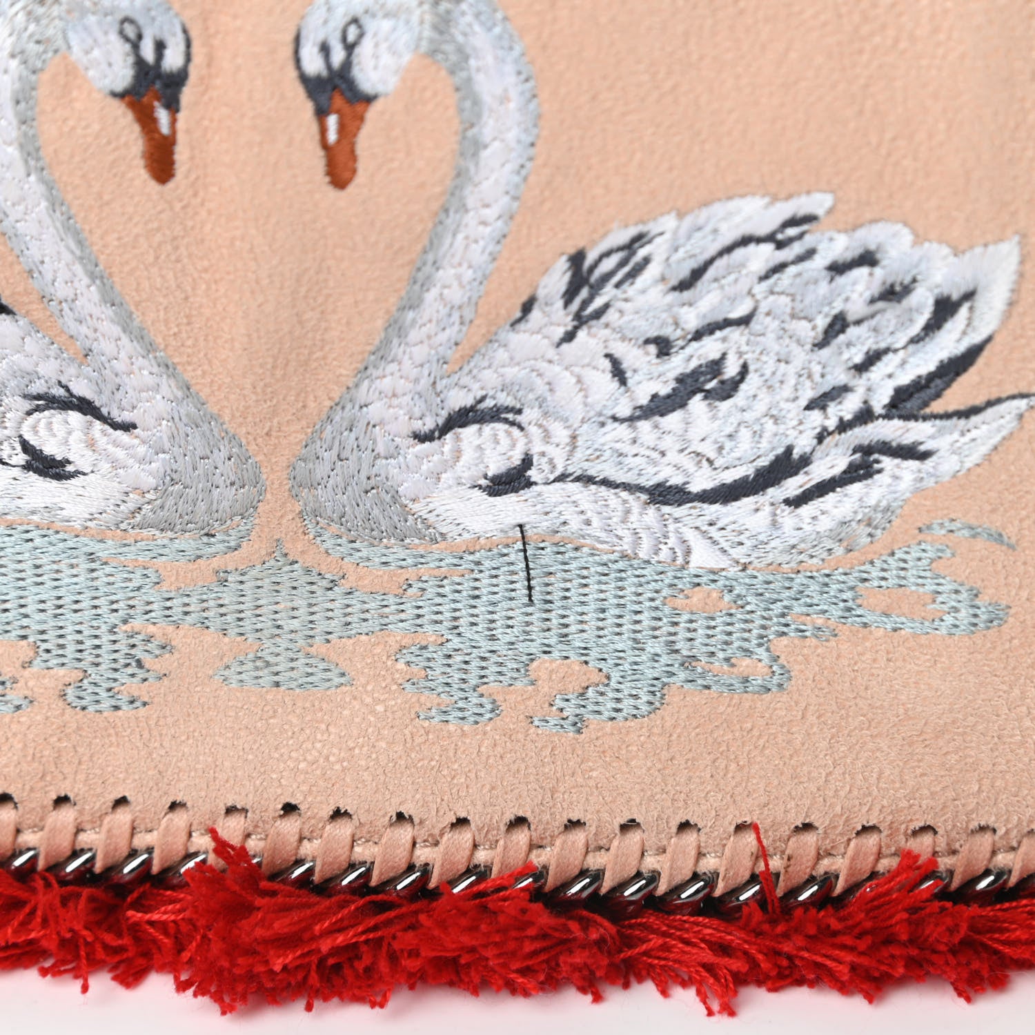 Stella McCartney Shaggy Deer Swan Embroidered Falabella Crossbody 13 of 13