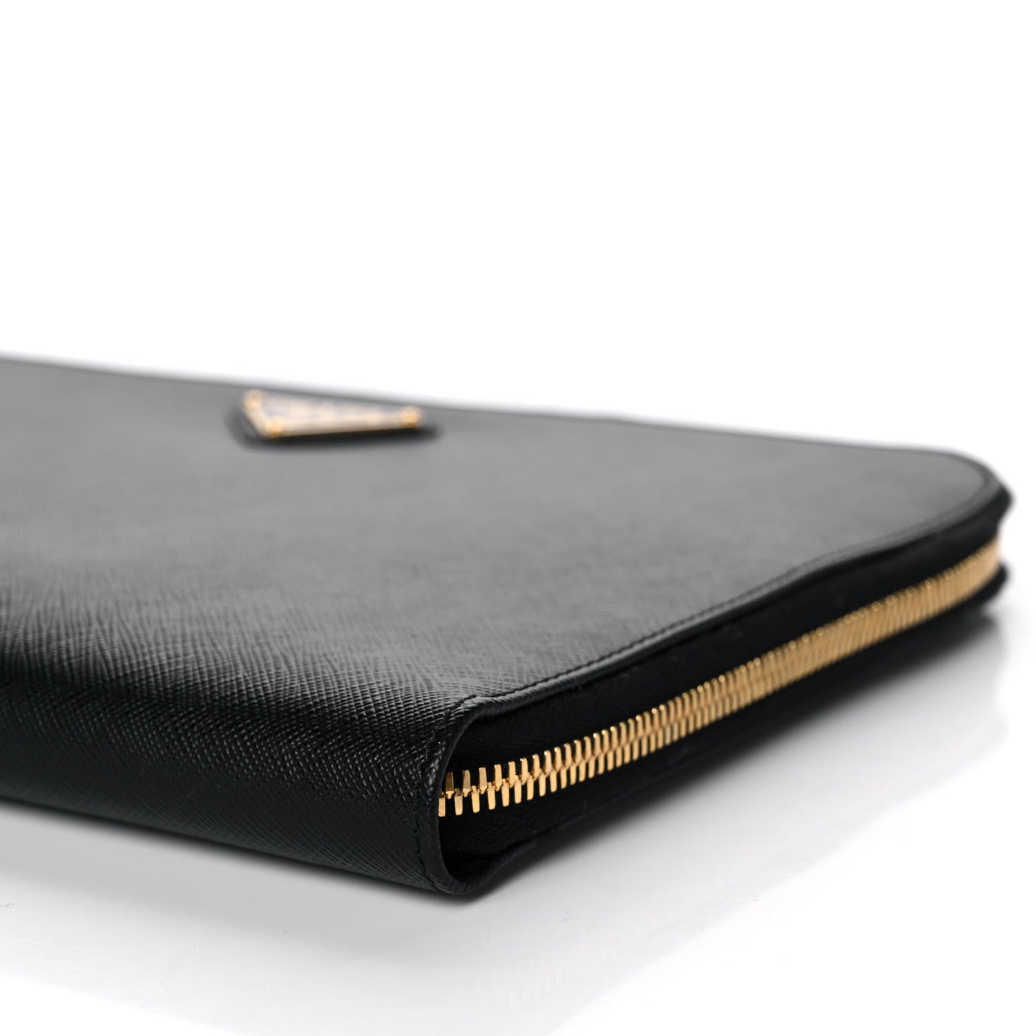 Prada Saffiano Lux Crossbody Bag Black 7 of 10
