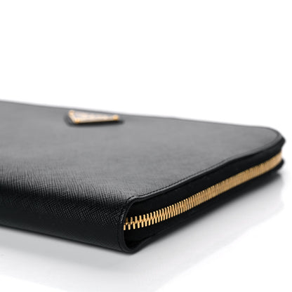 Prada Saffiano Lux Crossbody Bag Black 7 of 10