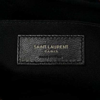 Saint Laurent Calfskin Matelasse Monogram Lou Camera Bag Dark Latte 6 of 12