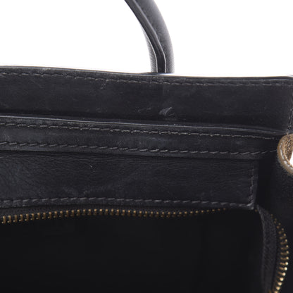 Celine Smooth Calfskin Suede Nano Tri-Color Luggage White 14 of 18