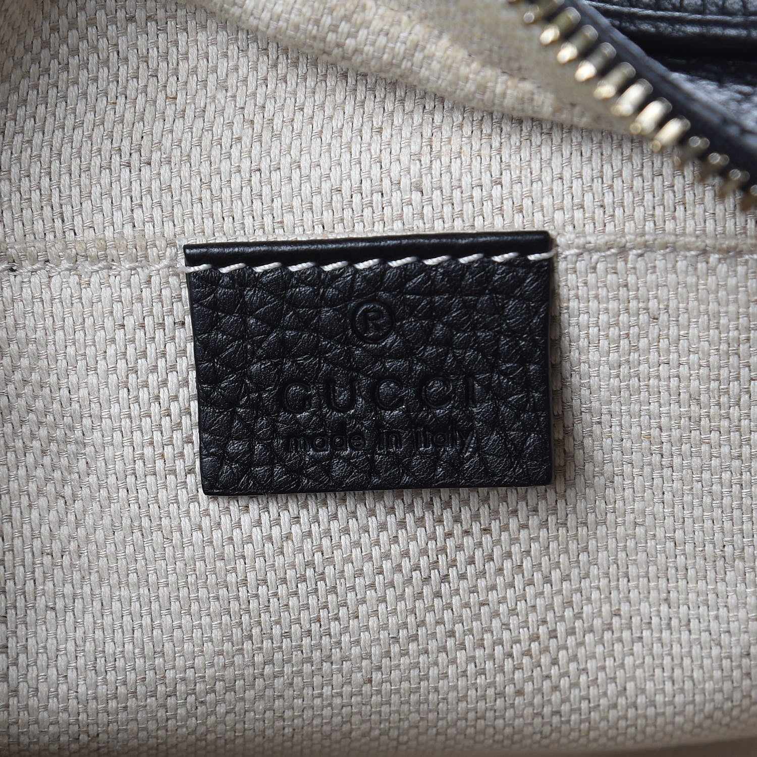 Gucci Pebbled Calfskin Small Soho Disco Bag Black 6 of 13