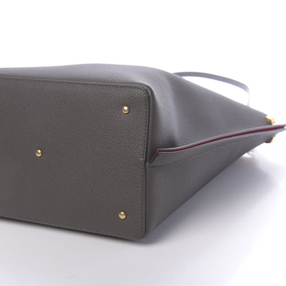 Valentino Garavani Grainy Calfskin Escape Hobo Bag Graphite 9 of 9