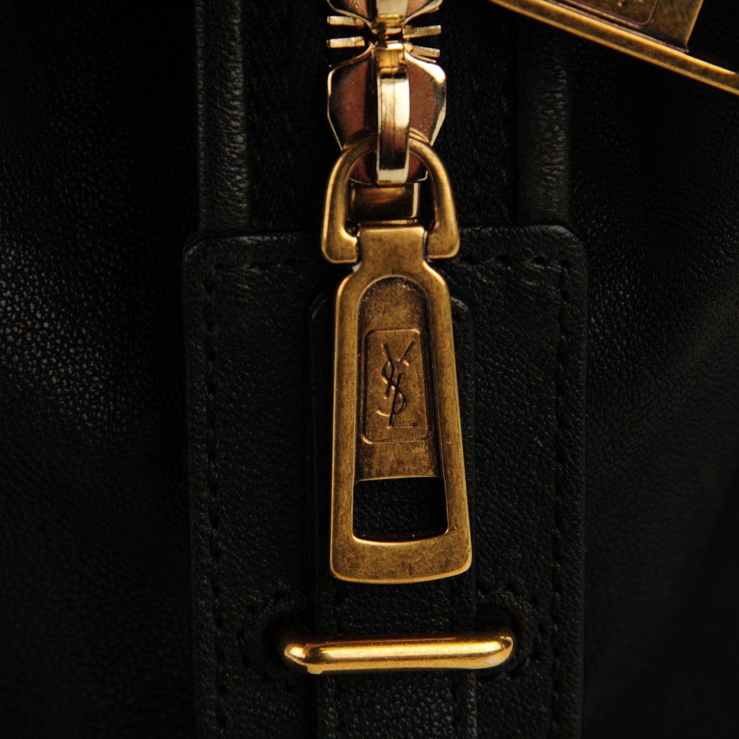 Saint Laurent Sheepskin Large Cabas ChYc Black 8 of 8
