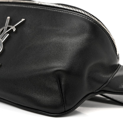 Saint Laurent Lambskin Monogram Belt Bag  Black 10 of 10