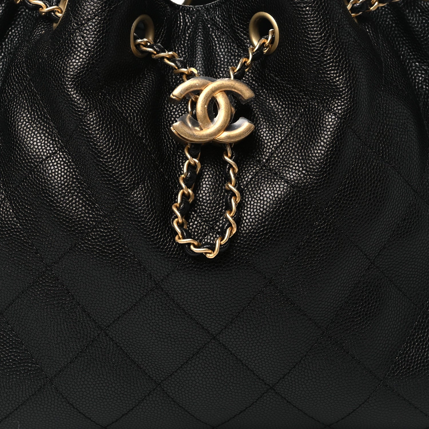 Chanel Caviar Quilted Small Chanel 25 Handbag Black 8 of 10