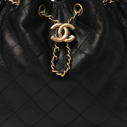 Chanel Caviar Quilted Small Chanel 25 Handbag Black 8 of 10