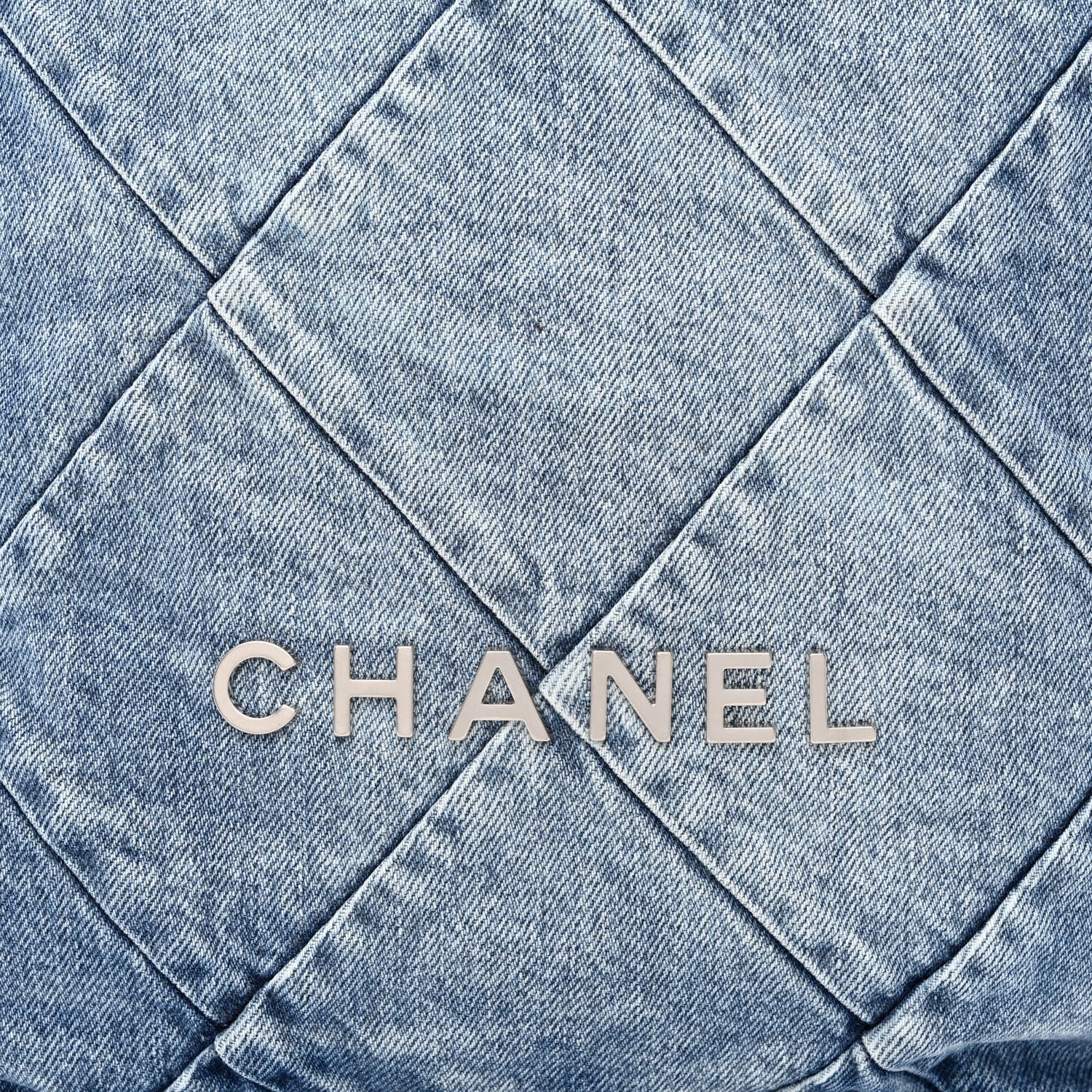 Chanel Denim Quilted Chanel 22 Backpack Blue 8 of 10