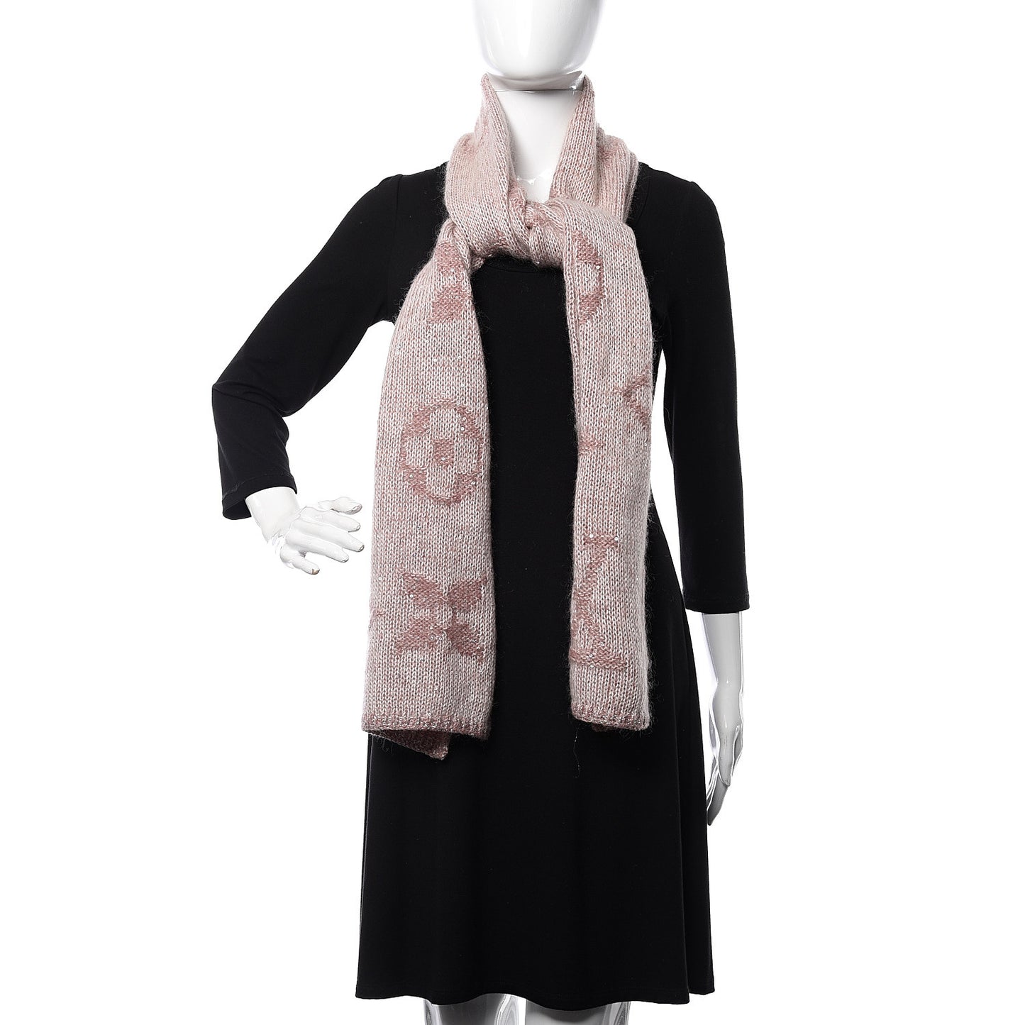Monogram Sunset Mohair Scarf Aurore