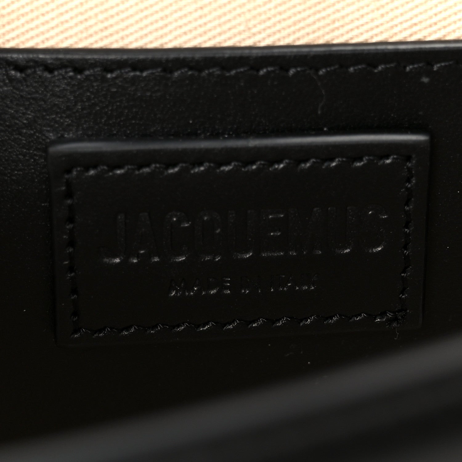 Jacquemus Smooth Calfskin Le Grand Bambino Long Black 6 of 9