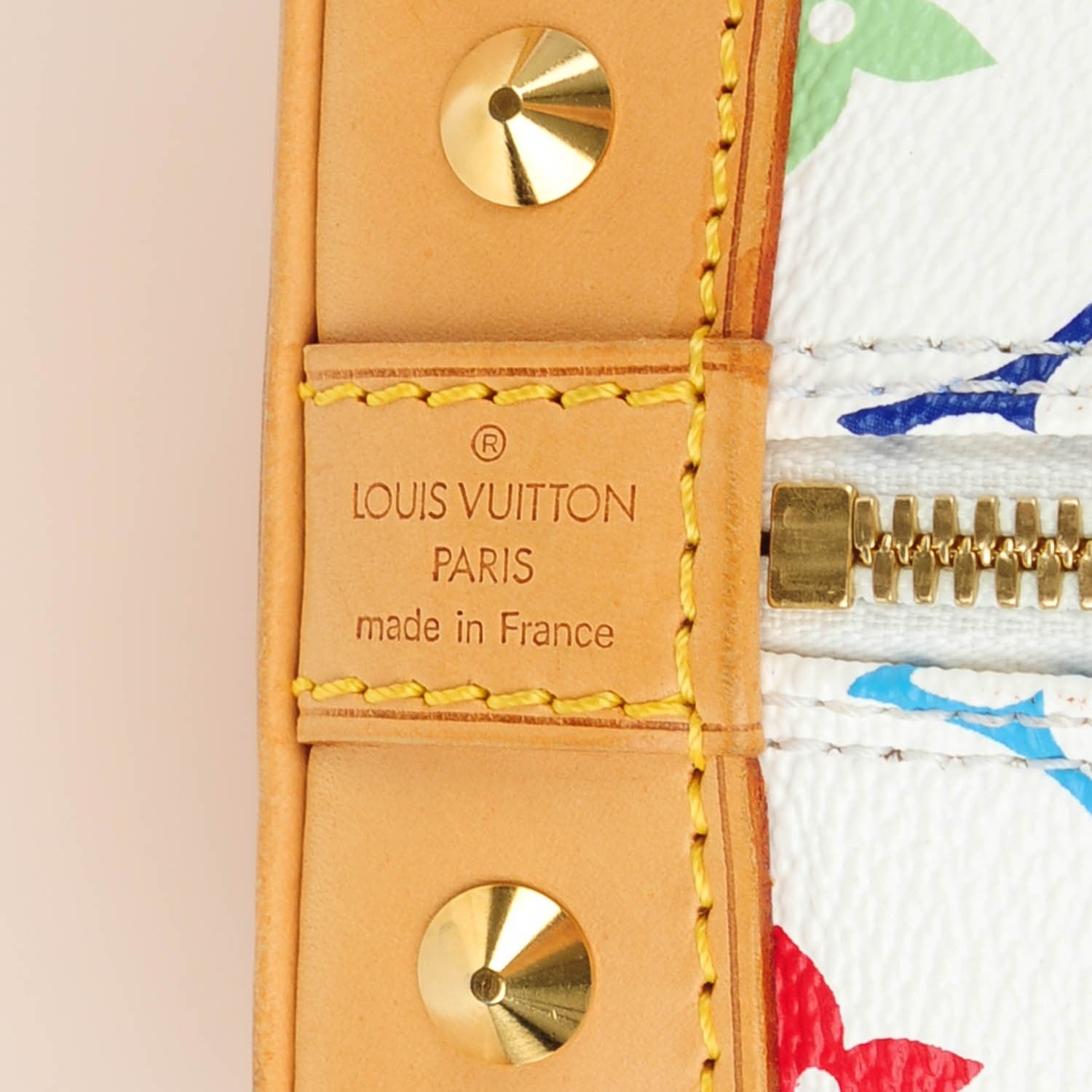 Louis Vuitton Monogram Multicolor Alma White 6 of 7