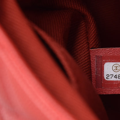 Chanel Caviar Quilted Small Coco Handle Flap Red 7 of 10
