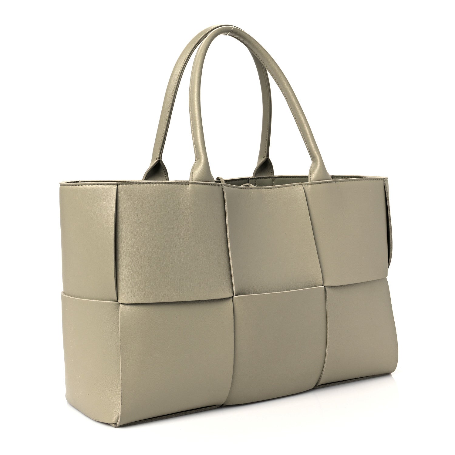 Bottega Veneta Nappa Maxi Intrecciato Medium Arco Tote Taupe 2 of 6