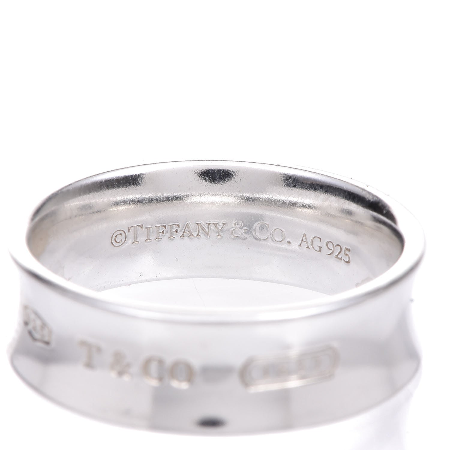 Tiffany Sterling Silver 1837 Ring 57 8 4 of 4