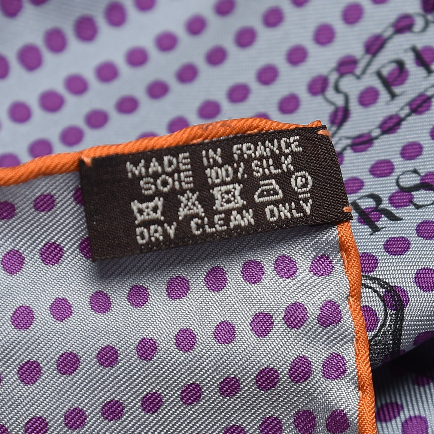 Silk Mors De Selle Pocket Square