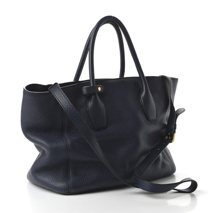 Prada Vitello Daino Tote Bluette 4 of 10