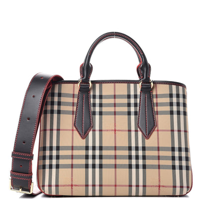 Burberry Horseferry Check Medium Ballingdon Tote Honey Black 1 of 9