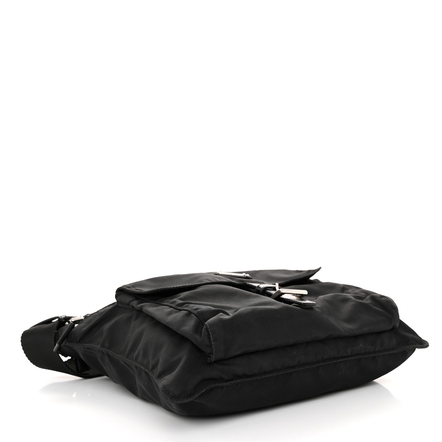 Tessuto Nylon Messenger Bag Black