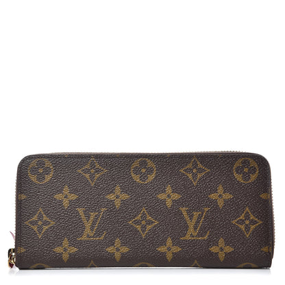 Louis Vuitton Monogram Clemence Wallet Fuchsia 1 of 7