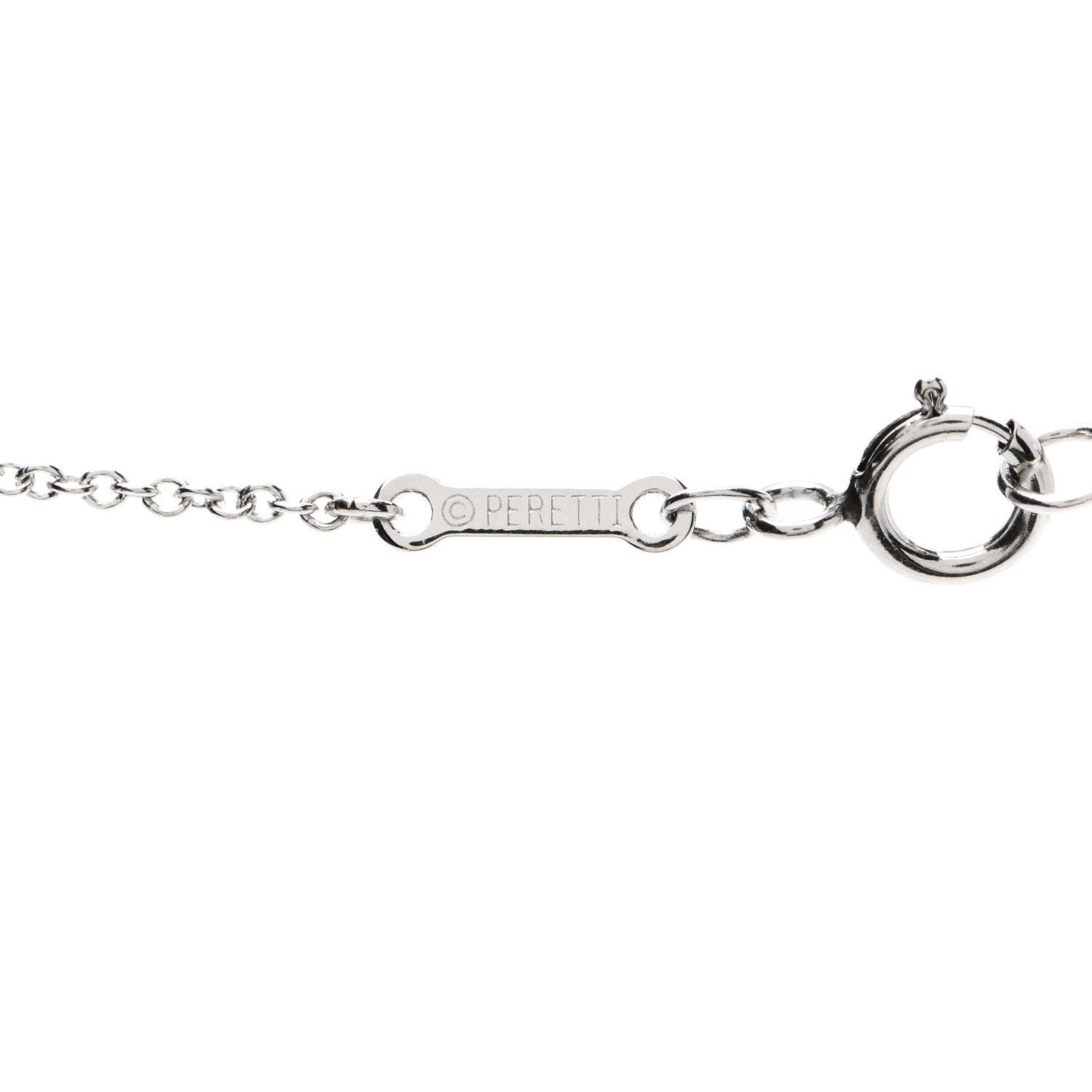 Platinum Diamond .08ct Elsa Peretti Diamonds by the Yard Pendant Necklace