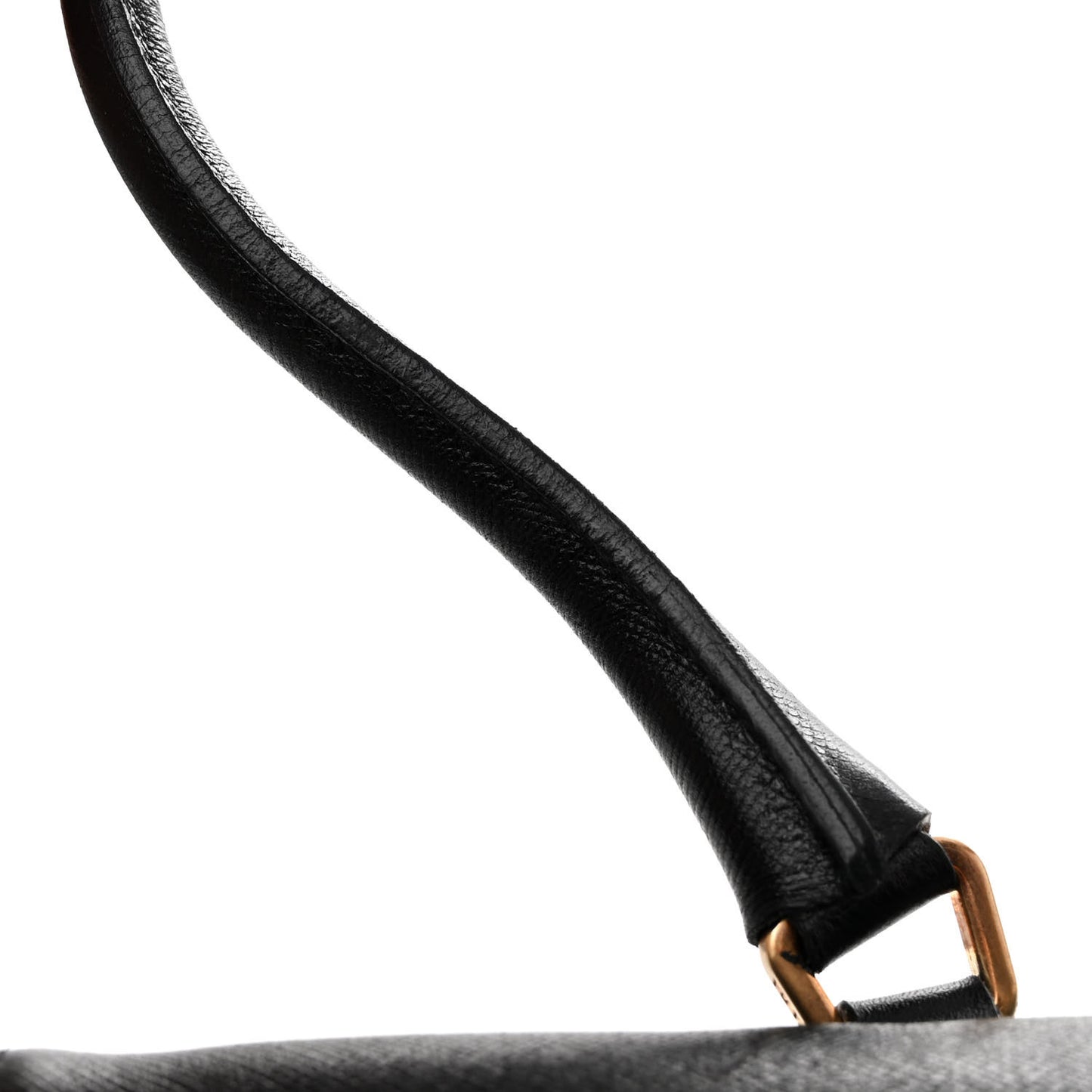 Saffiano Rectangular Shoulder Bag Black