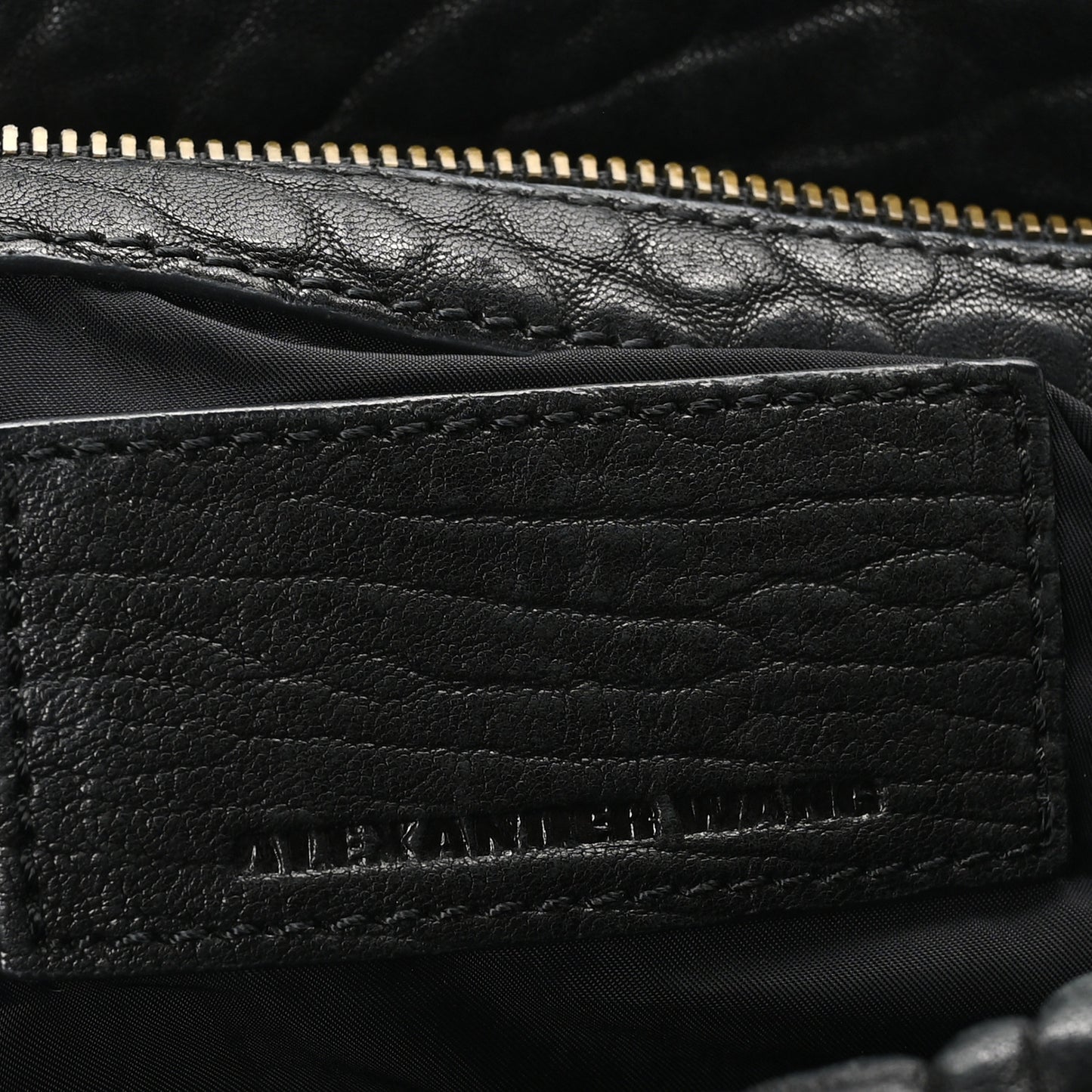 Pebbled Lambskin Rockie Antique Brass Hardware
