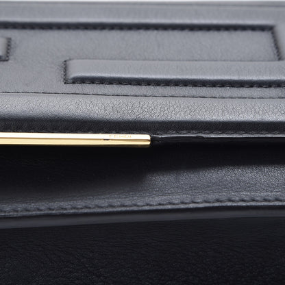 Fendi Vitello Flamingo Tube Wallet on Chain Black 9 of 10