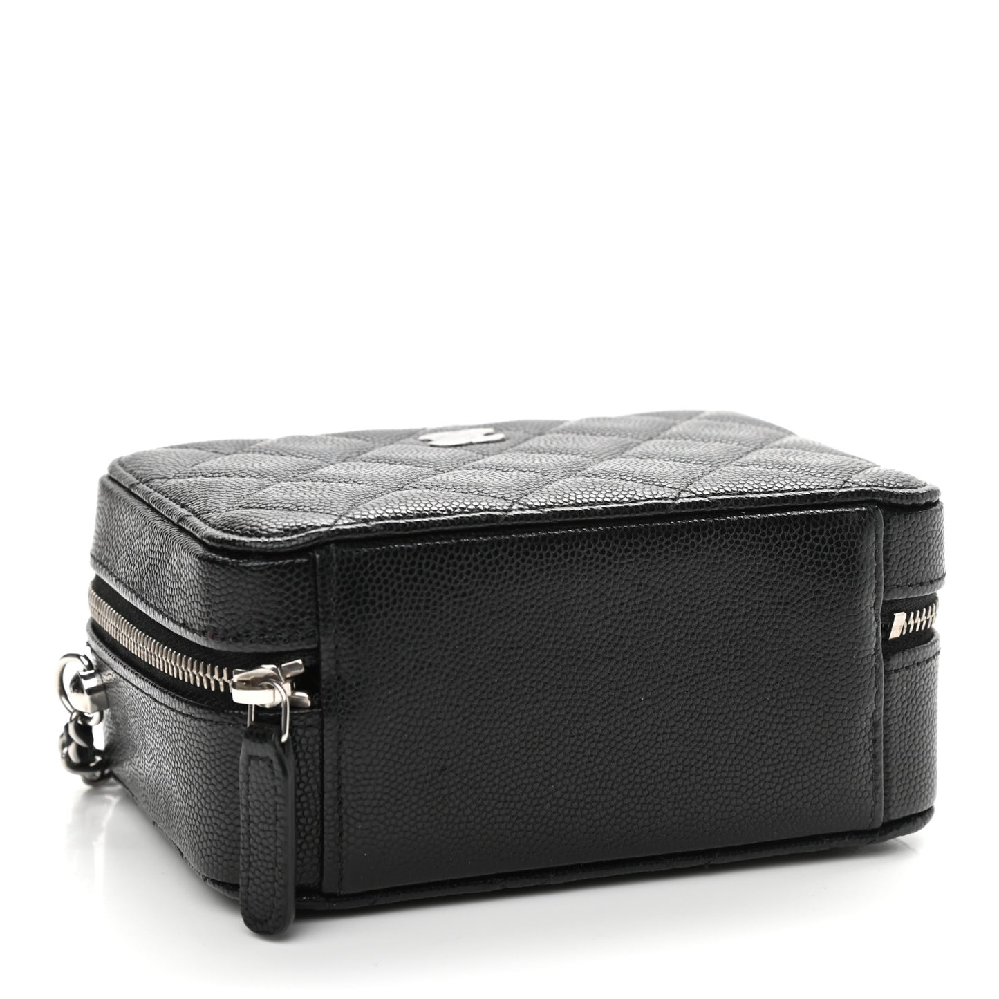 Caviar Quilted Camera Bag Black