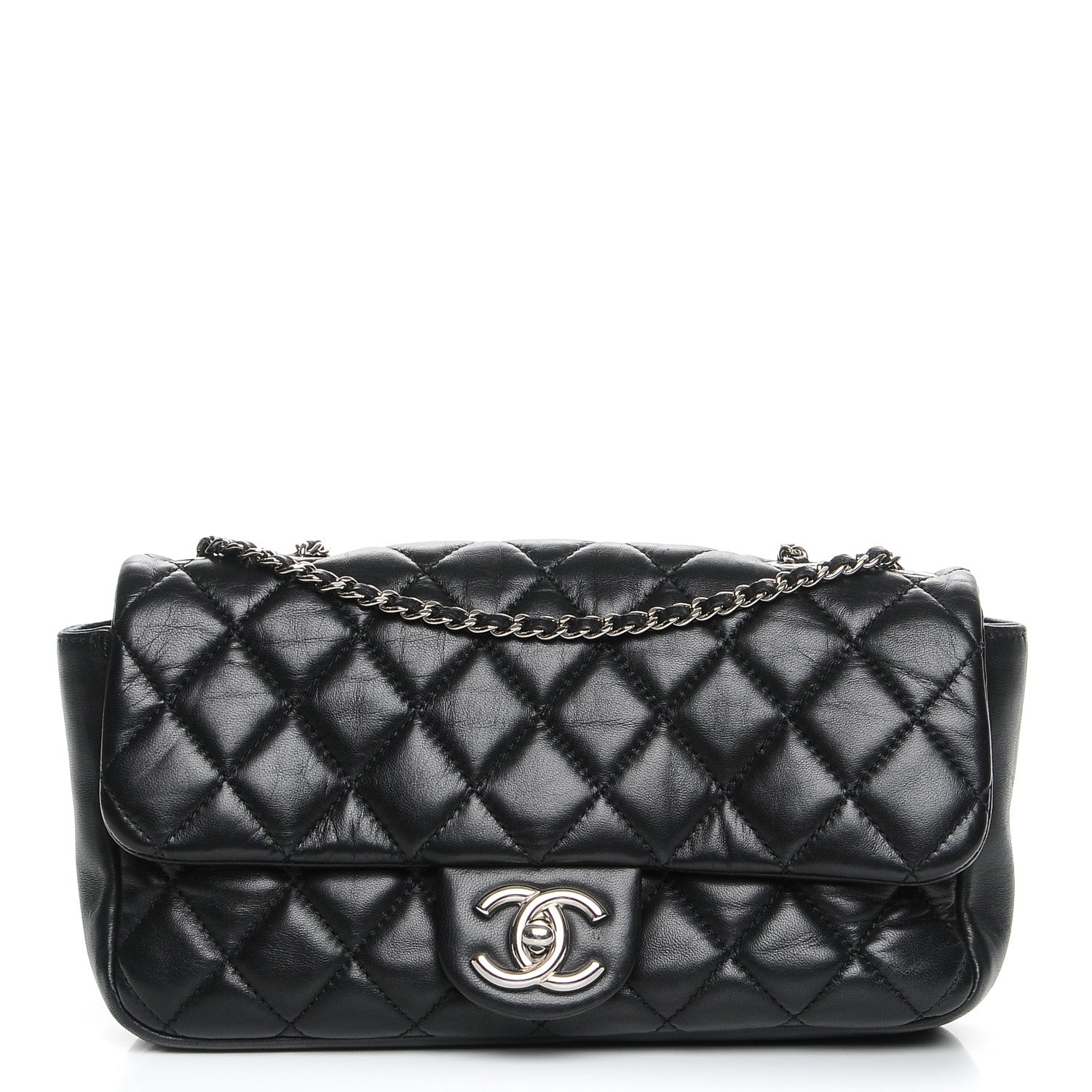 Chanel Lambskin Medium Coco Rain Flap Black 1 of 15