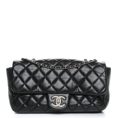 Chanel Lambskin Medium Coco Rain Flap Black 1 of 15