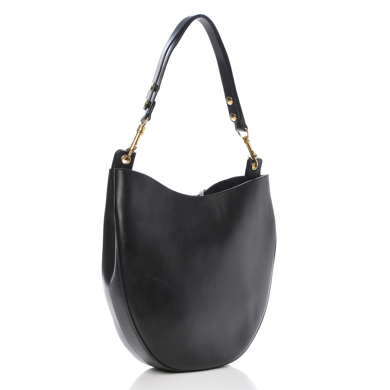 Celine Supple Calfskin Medium Hobo Black 3 of 8