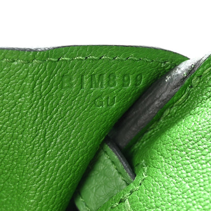 Hermes Togo Birkin 25 Vert Yucca 6 of 11