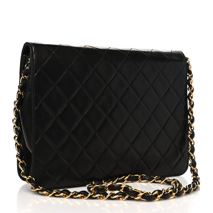 Chanel Lambskin Quilted Small Single Flap Black 3 of 10