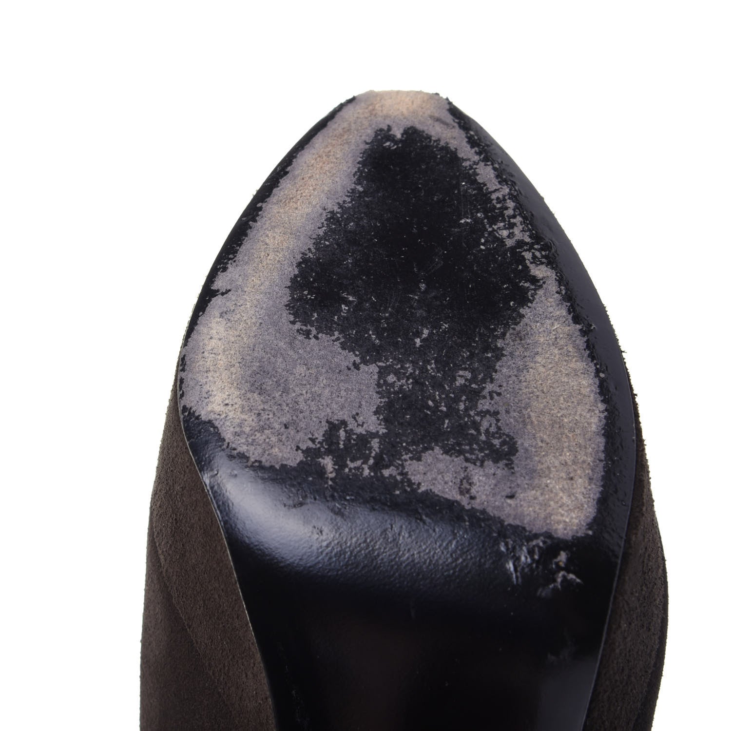 Saint Laurent Suede Vika 95 Chelsea Boot 39 Haunting Green 11 of 12