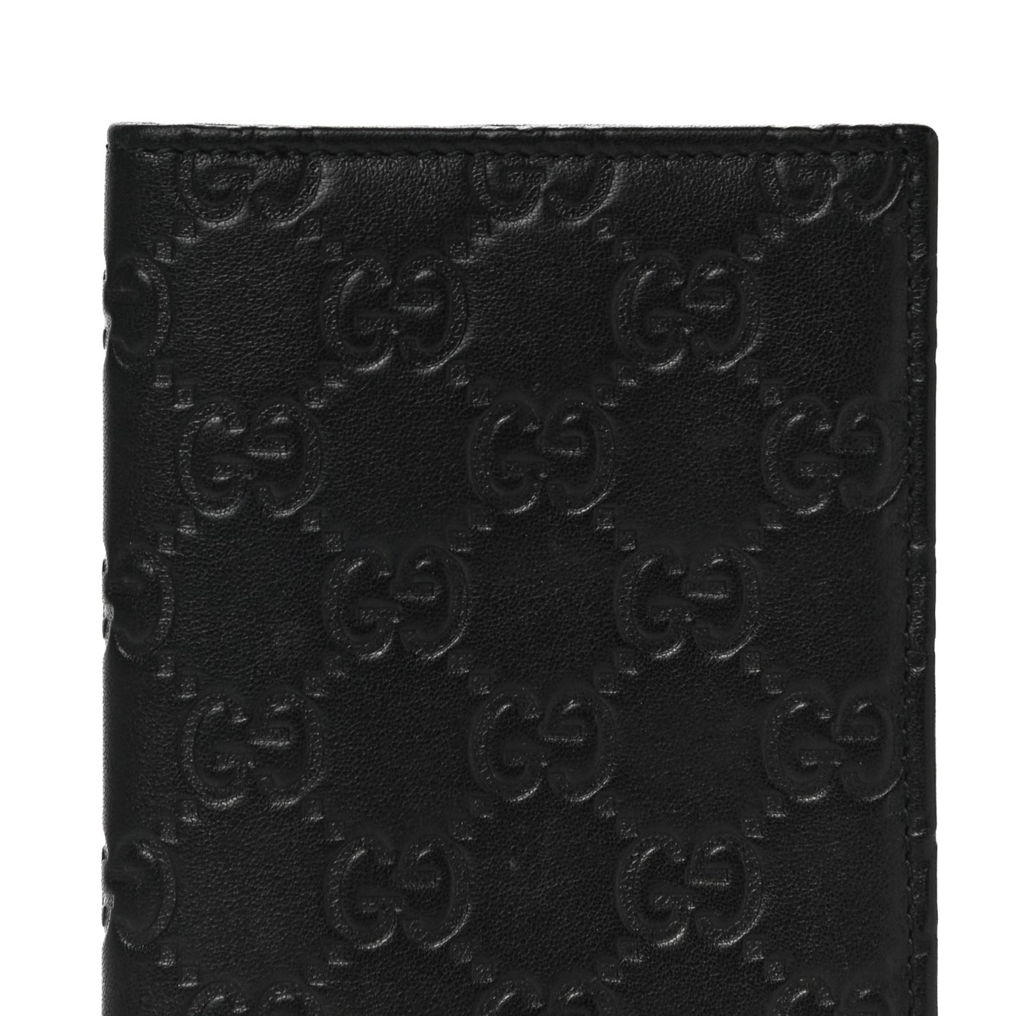 Guccissima Passport Case Black