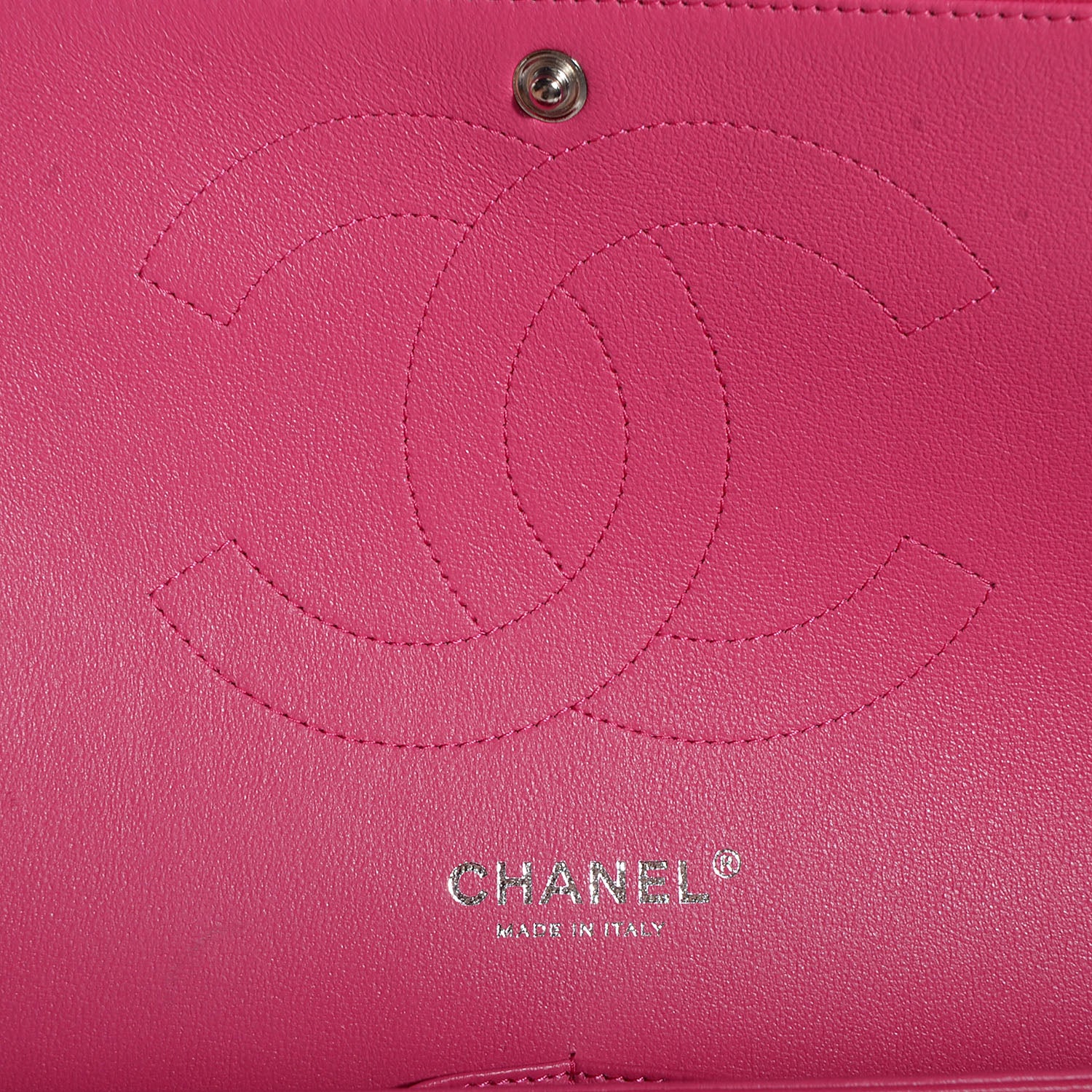 Chanel Lambskin Quilted Jumbo Double Flap Dark Pink 7 of 9