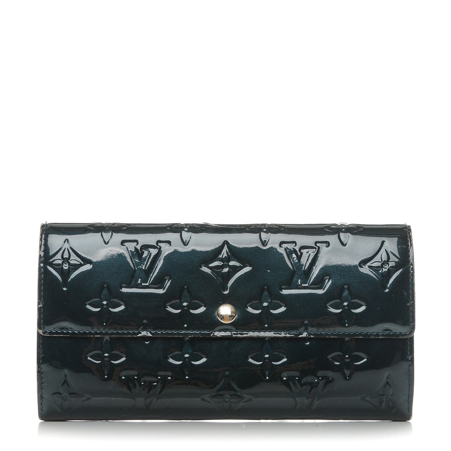Vernis Sarah Wallet Blue Nuit