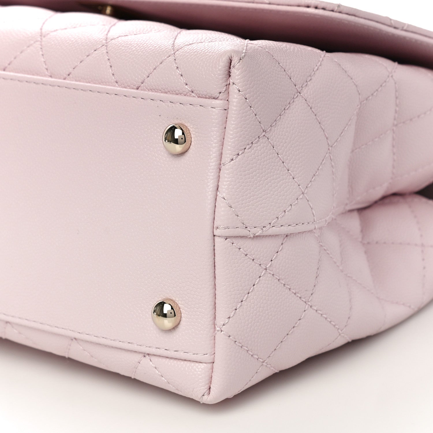Chanel Caviar Quilted Small Coco Handle Flap Light Pink 10 of 10