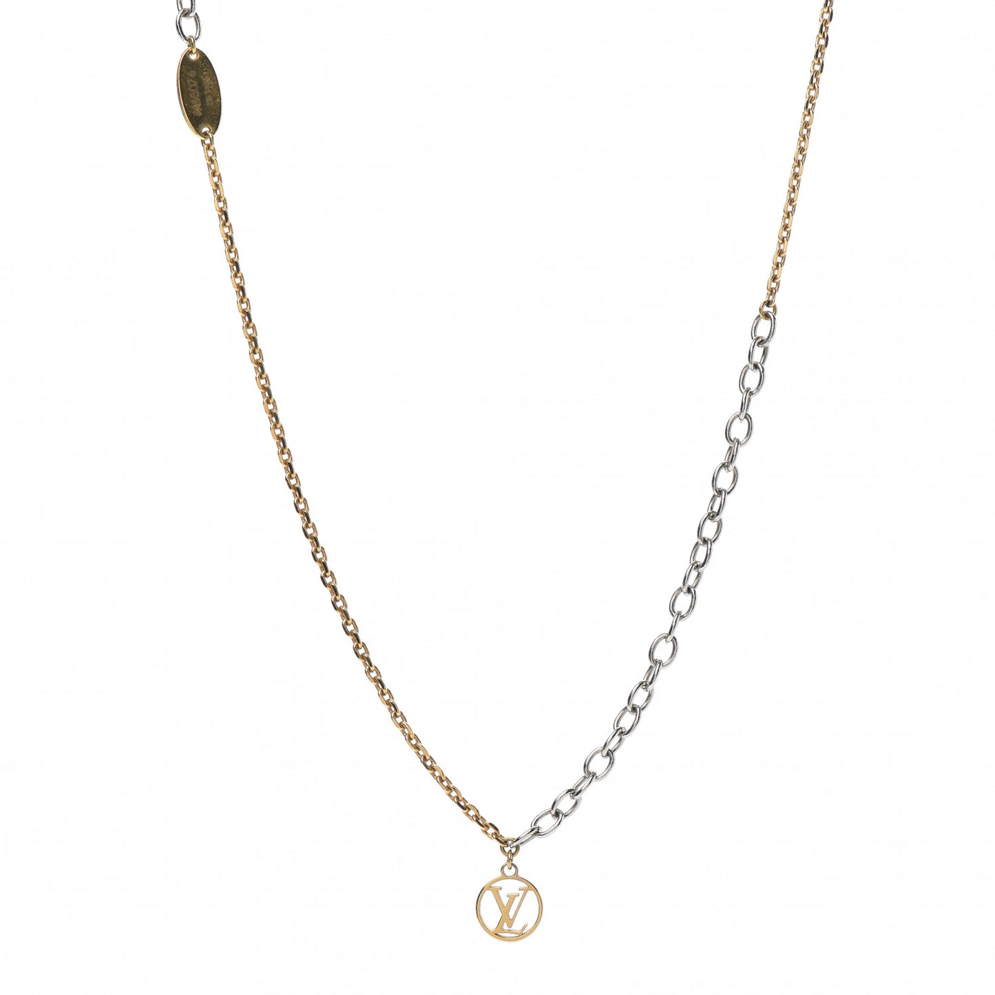 Logomania Necklace Silver Gold